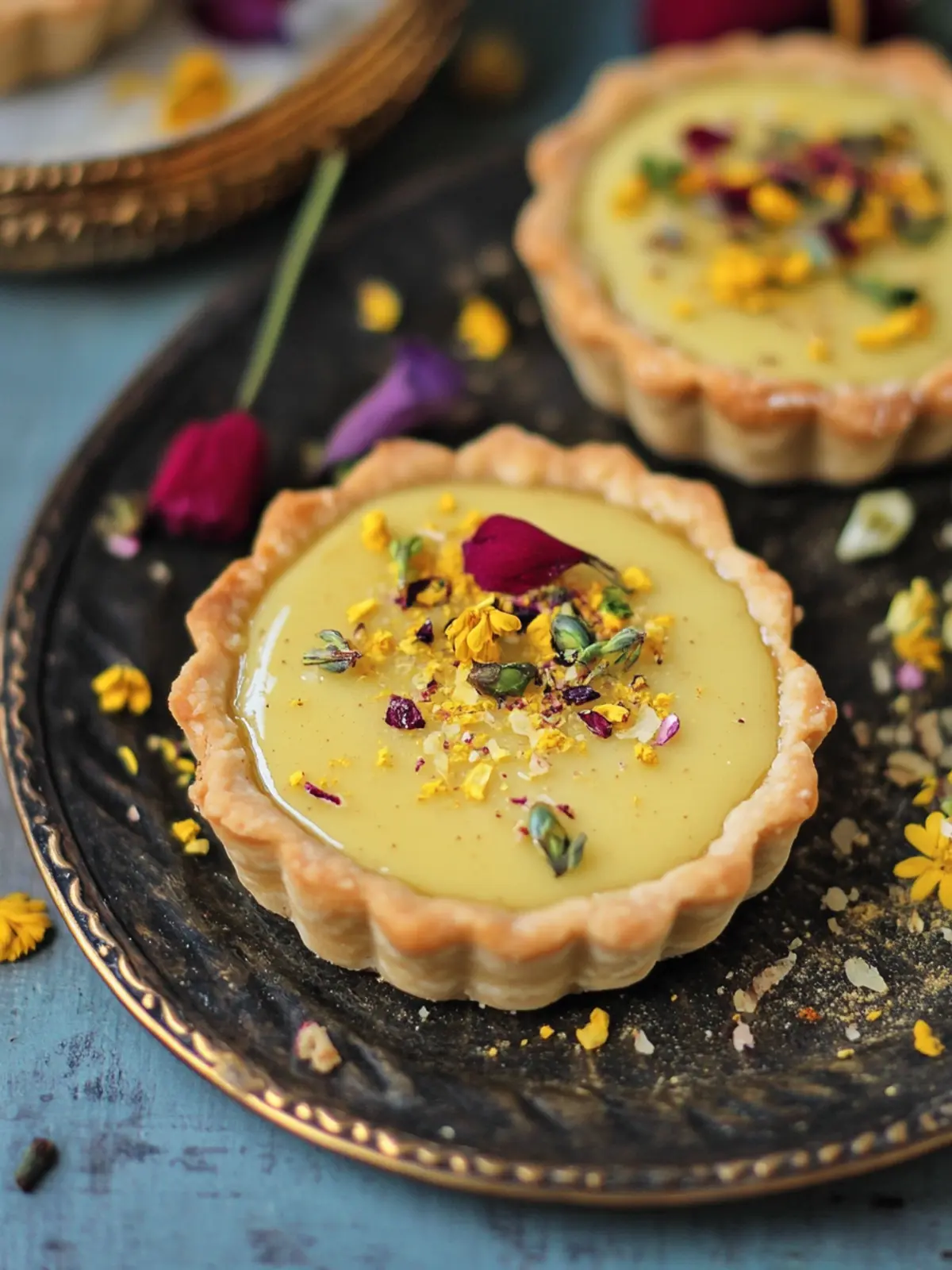 Kesar Phirni Tartlets