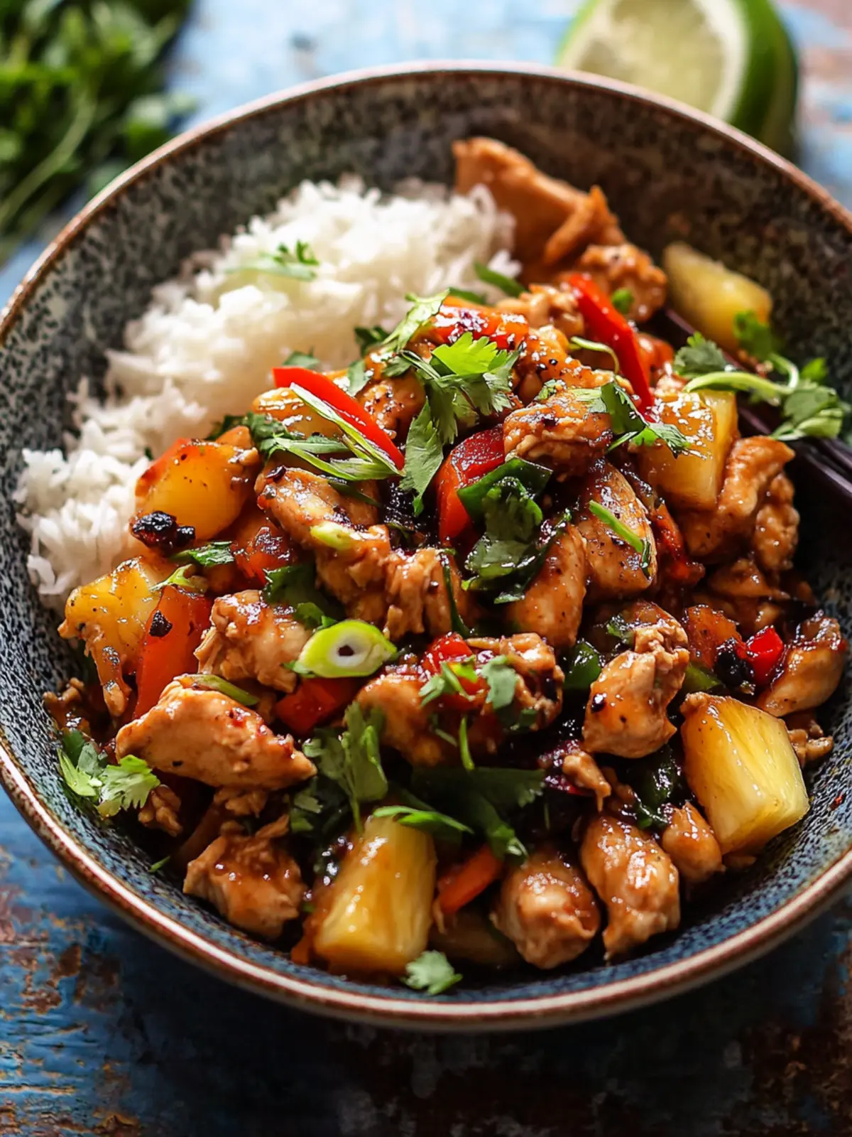 Ginger Pineapple Chicken Stir Fry