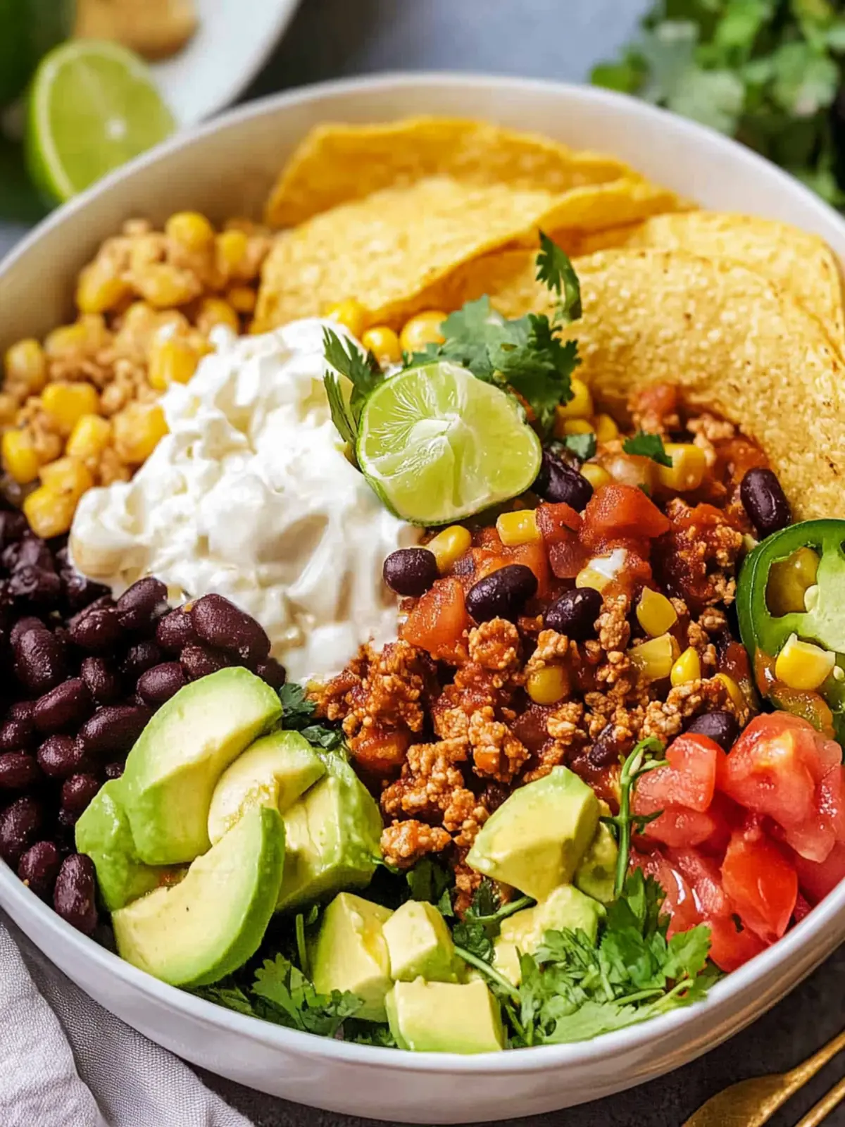 Turkey Taco Bowl