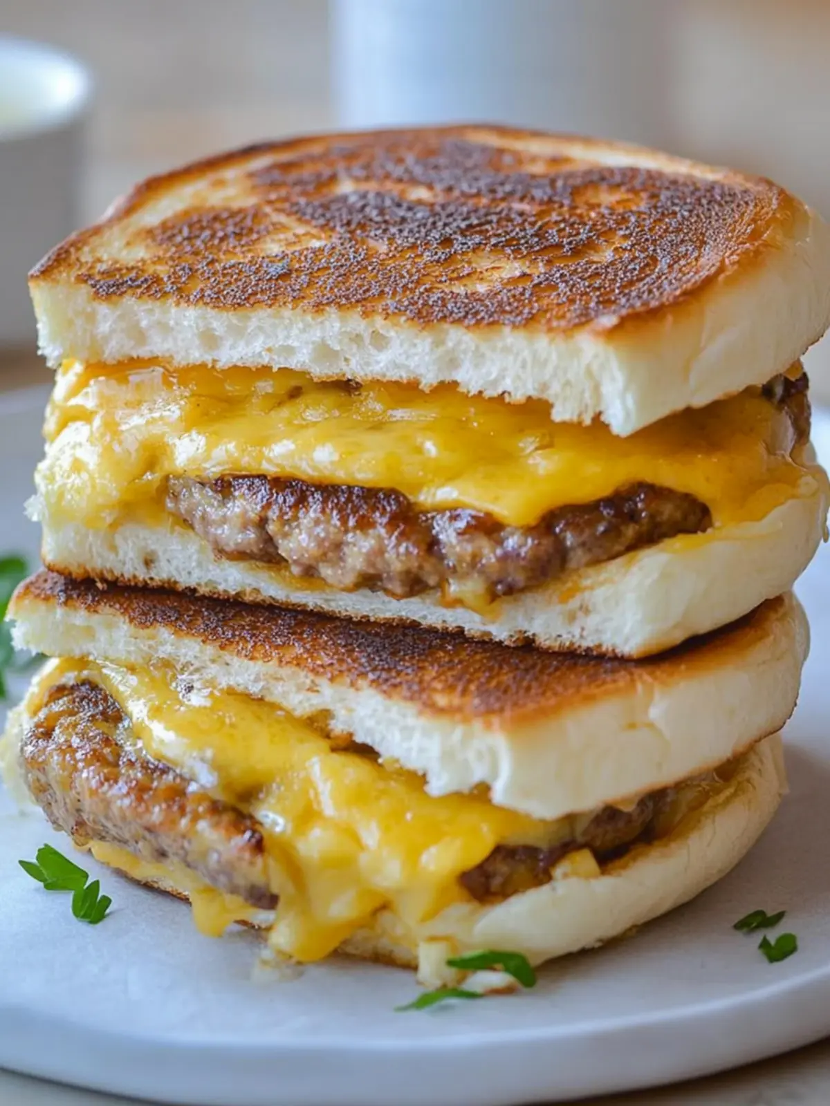 Breakfast Patty Melt