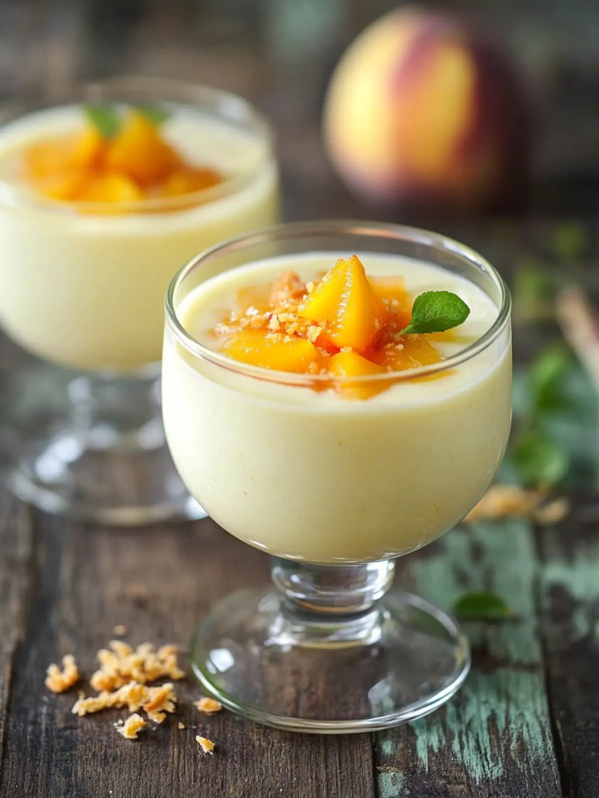 Peach Phirni