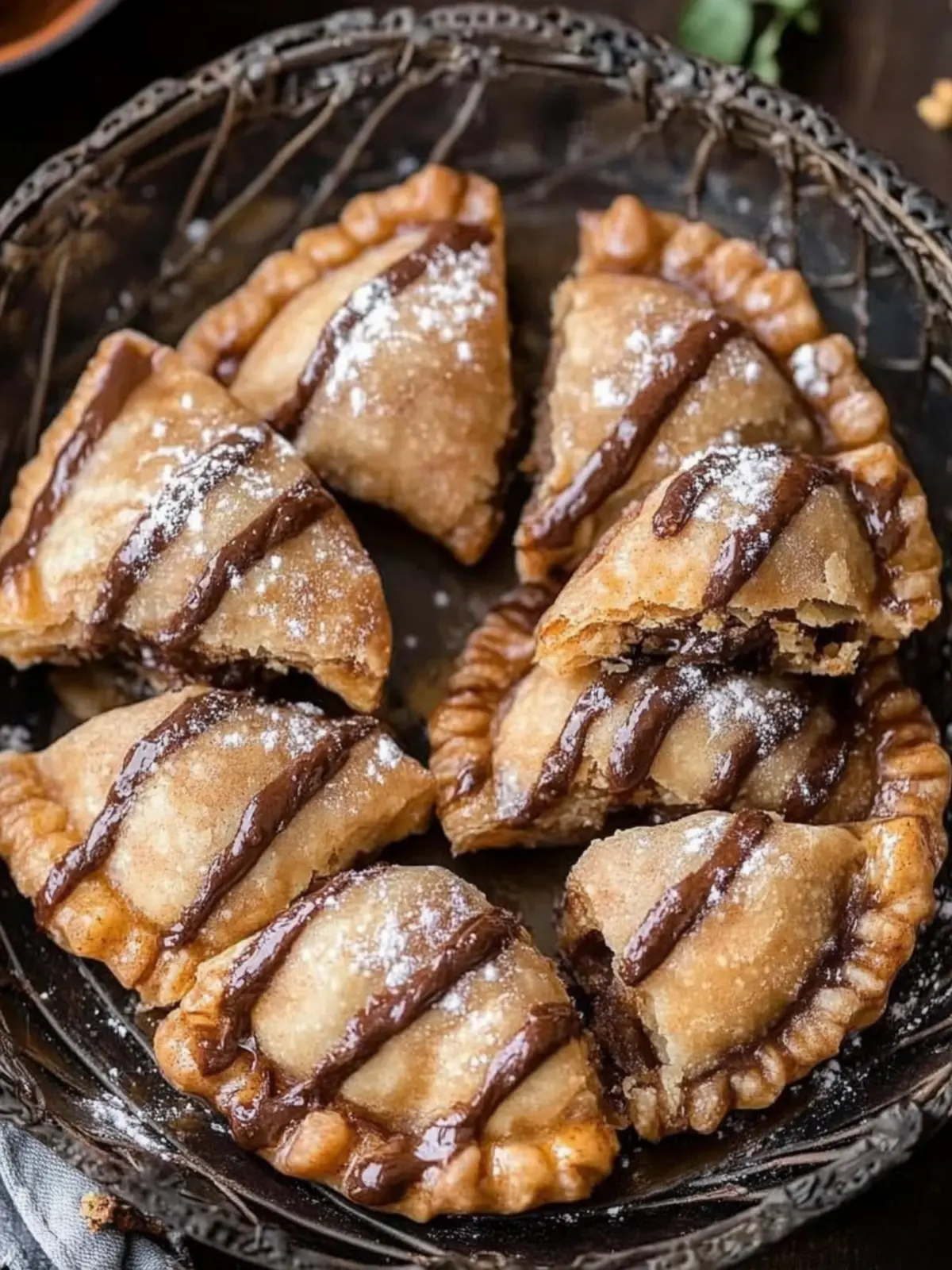 Chocolate Cinnamon Gujiya