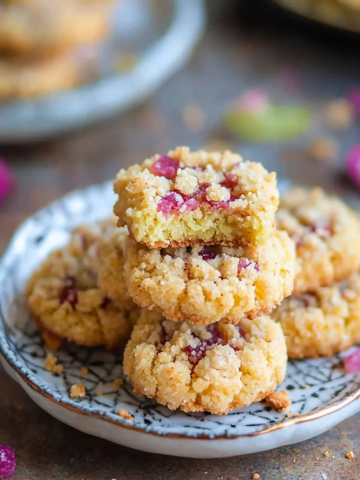 Peda Crumble Cookies for Diwali