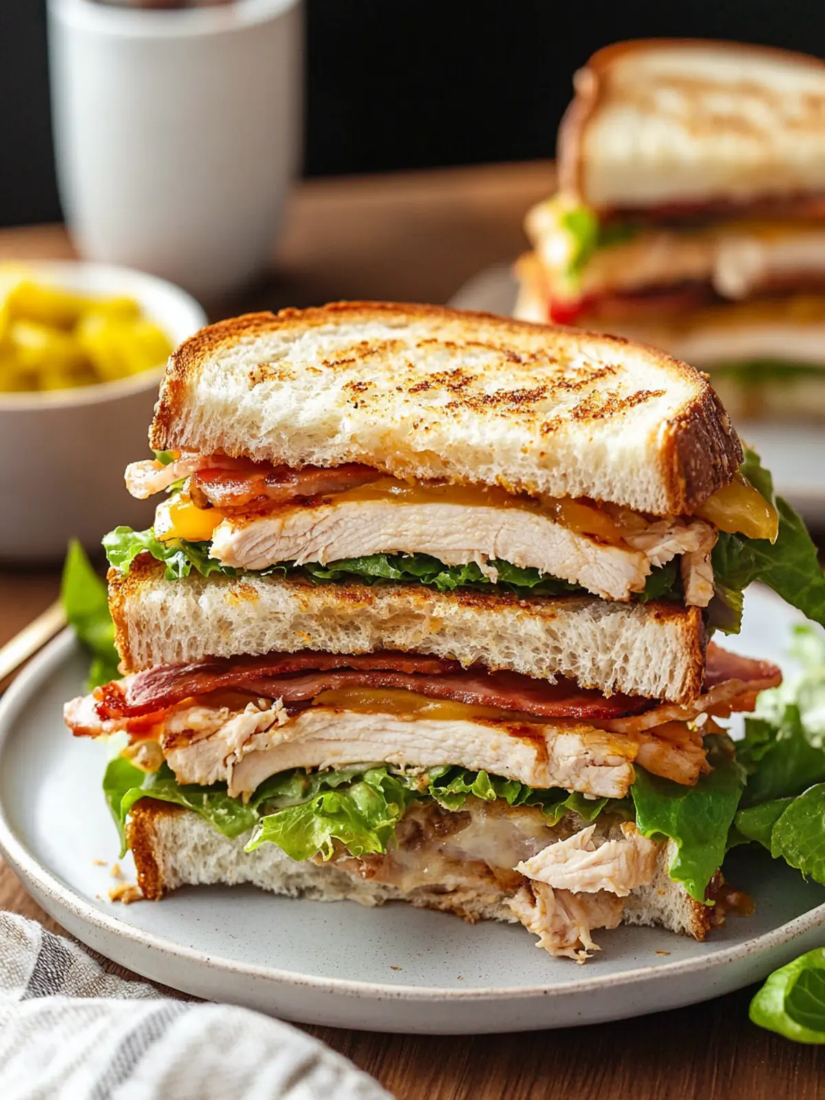 Chicken Club Sandwiches