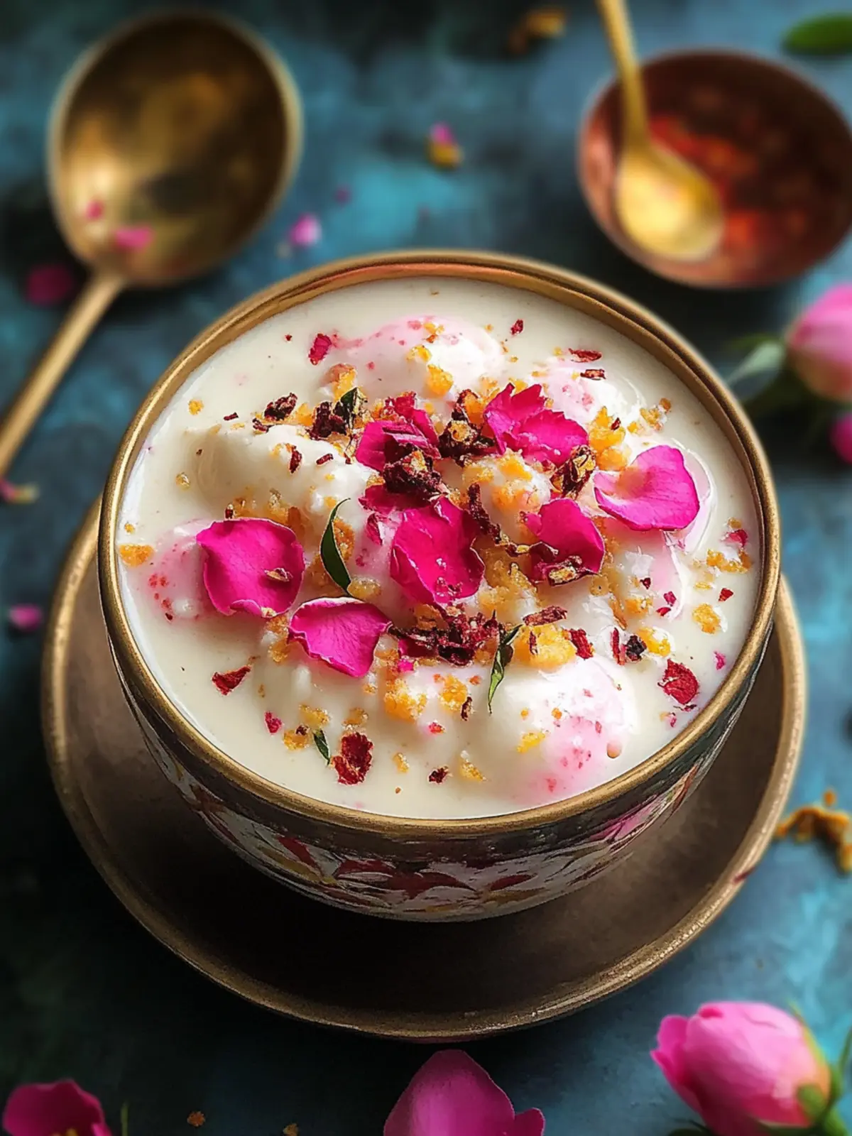 Rose Rasmalai Falooda