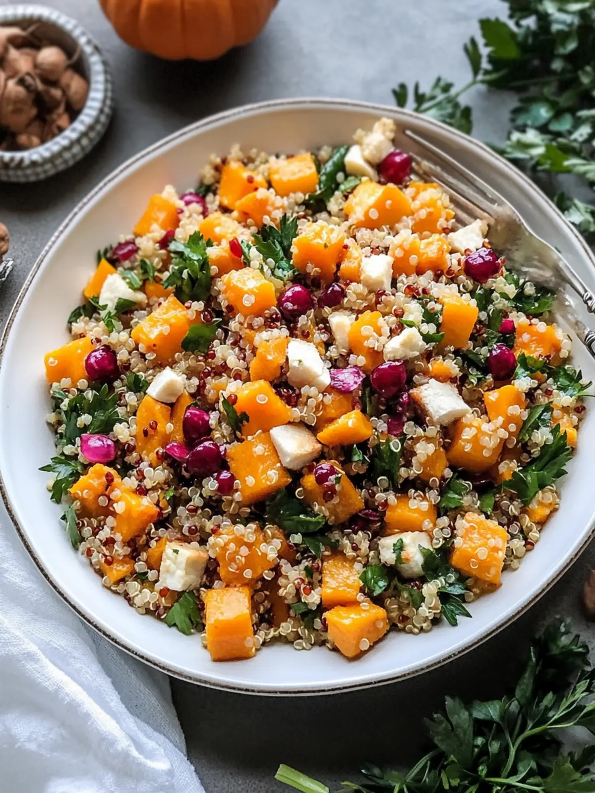 Butternut Squash Quinoa Salad