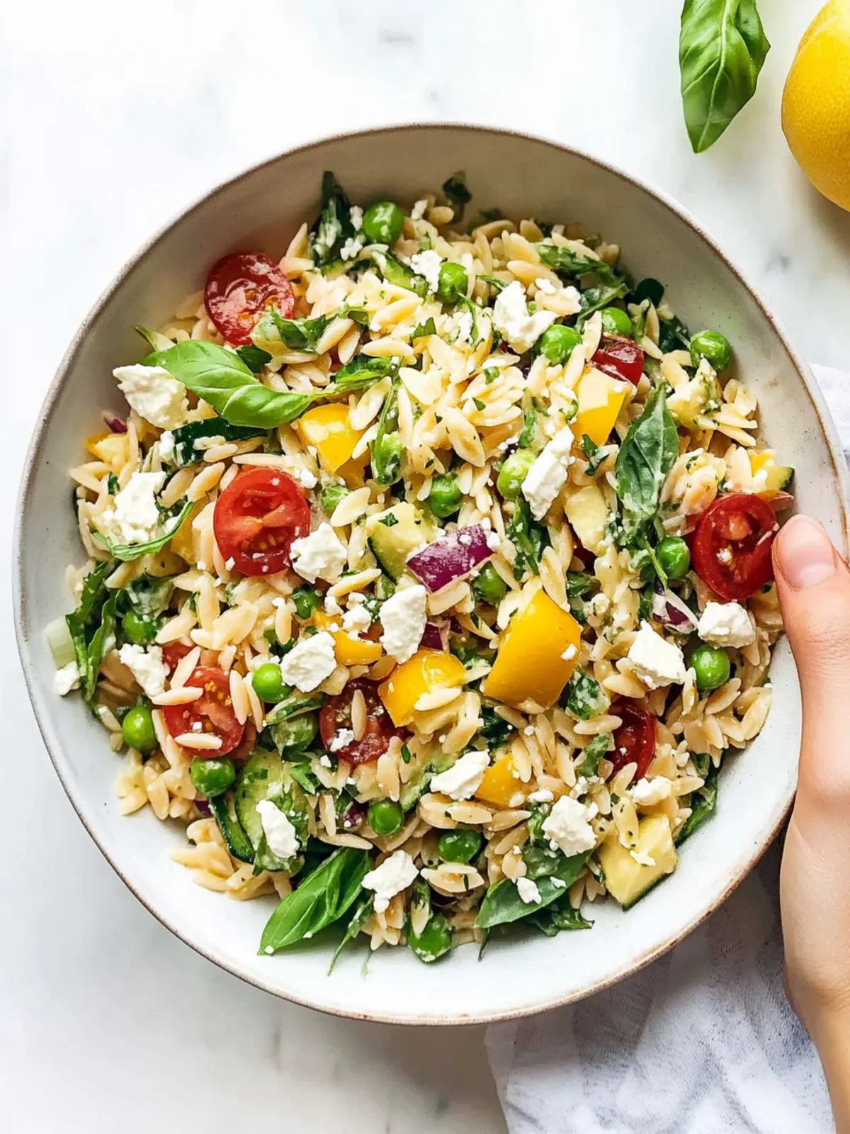 Zippy Orzo Summer Salad