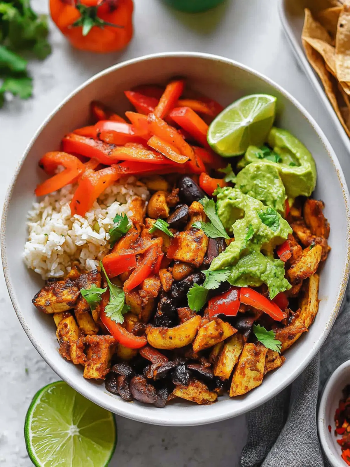 Vegan Fajita Bowl