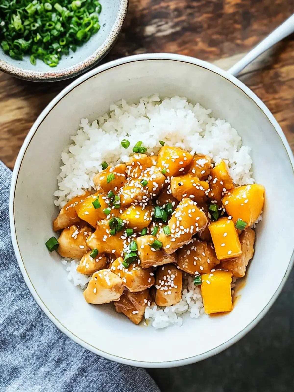 Sesame Mango Chicken Teriyaki