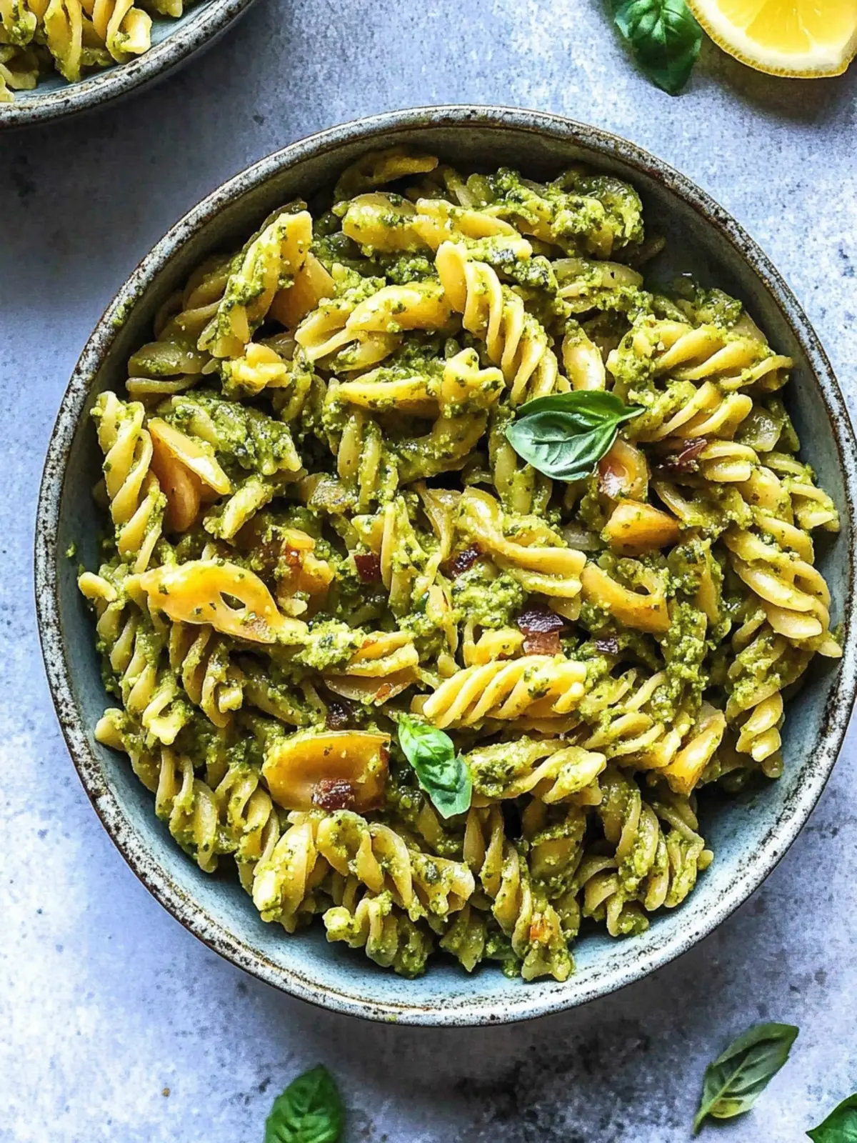 Whole Wheat Summer Pesto Pasta
