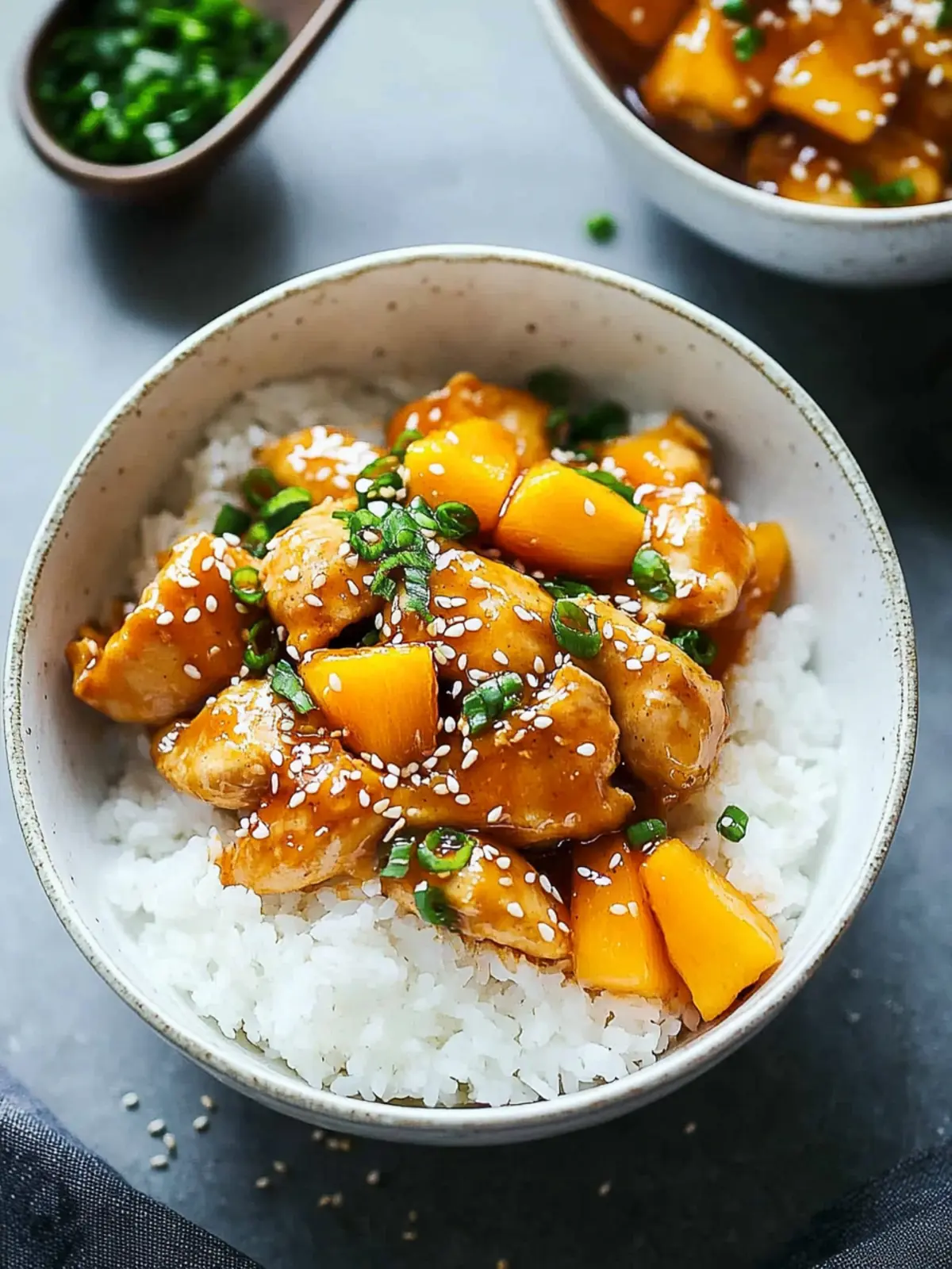 Sesame Mango Chicken Teriyaki