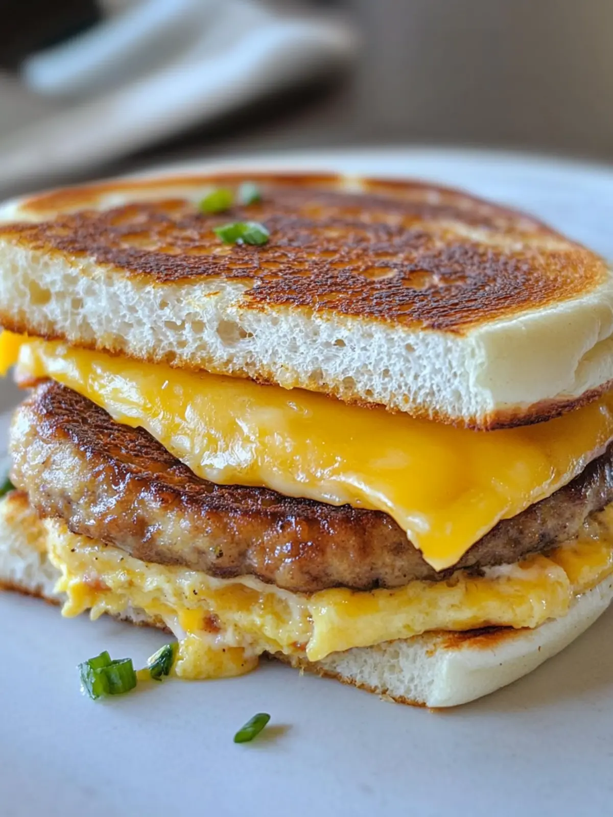 Breakfast Patty Melt
