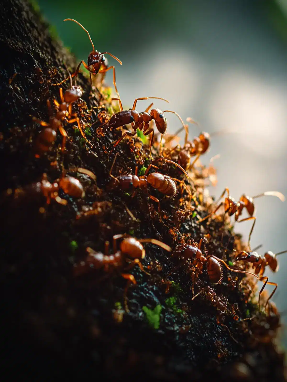 Ants Climbing a Tree