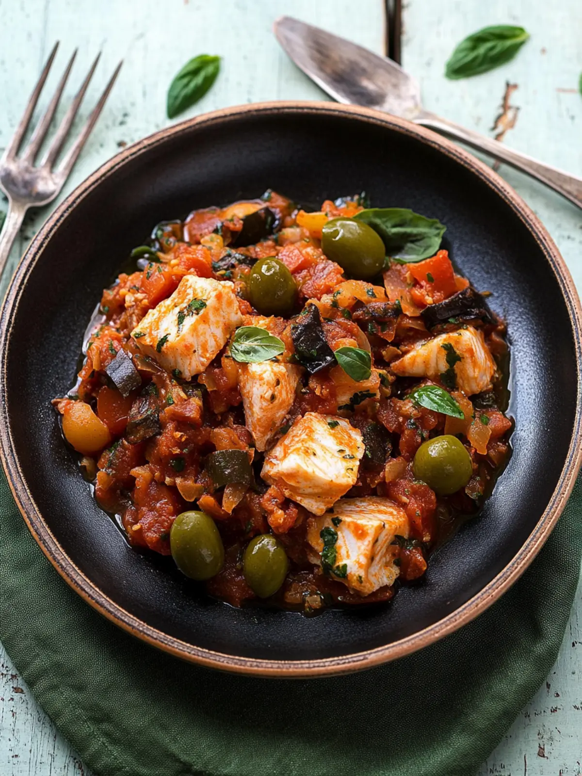 Swordfish Caponata