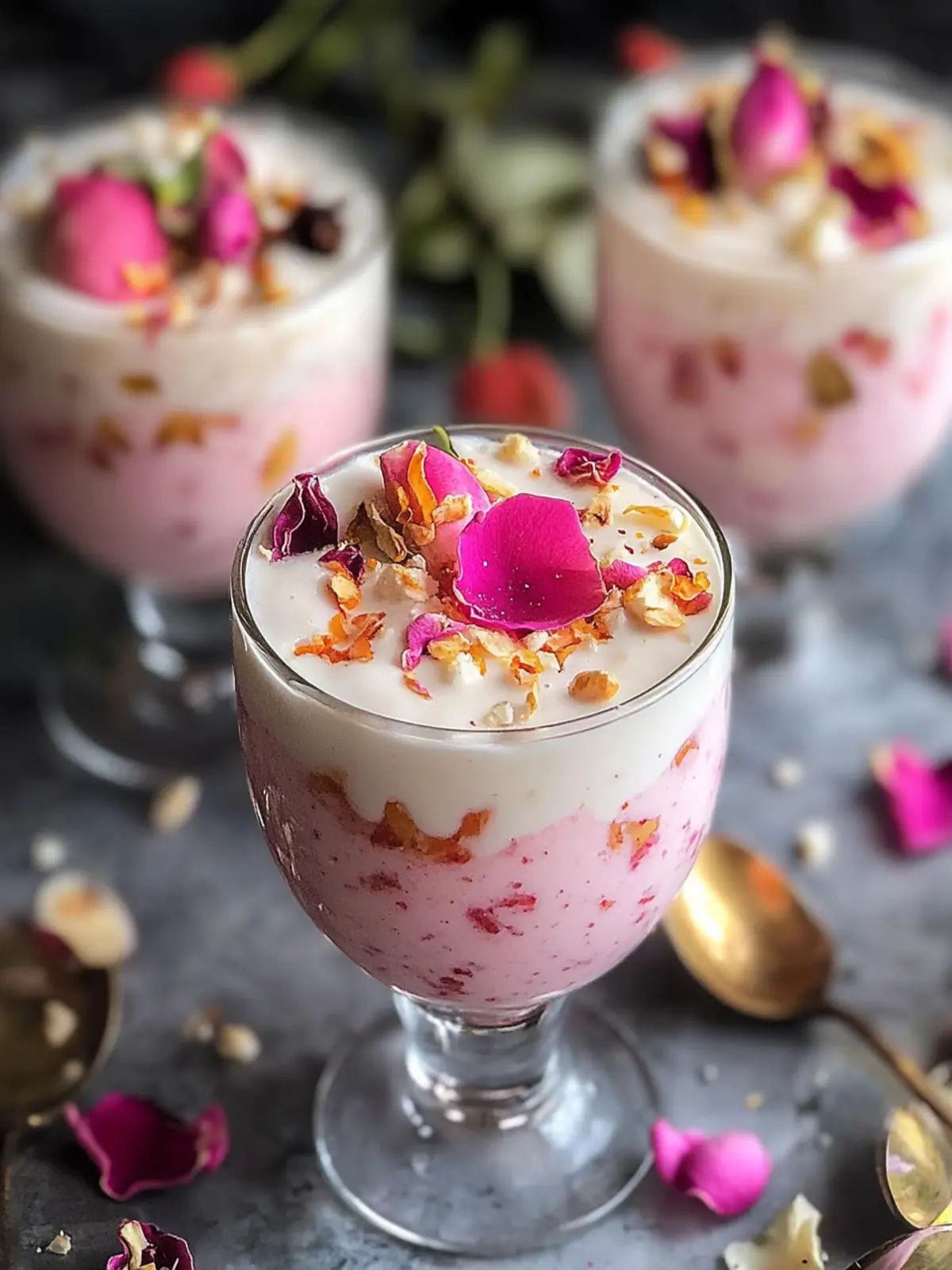 Rose Rasmalai Falooda