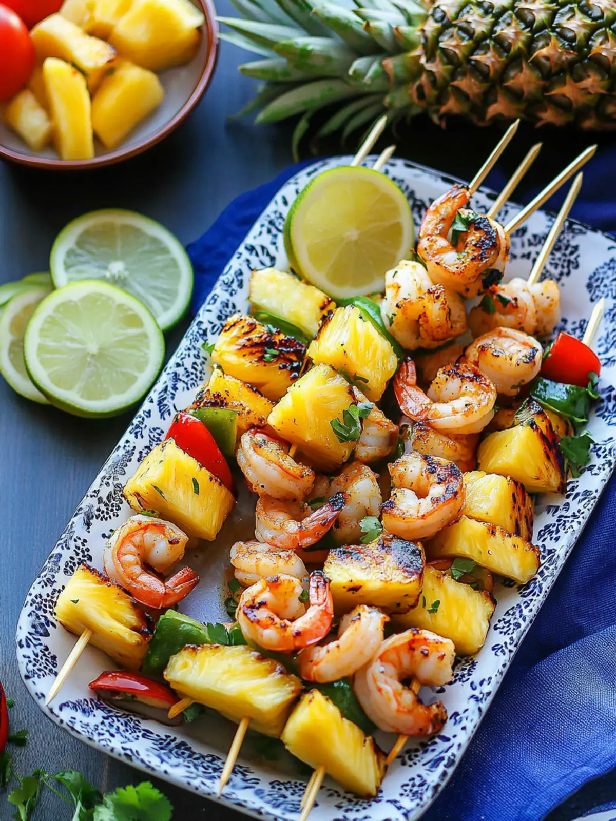 Pineapple Shrimp Skewers