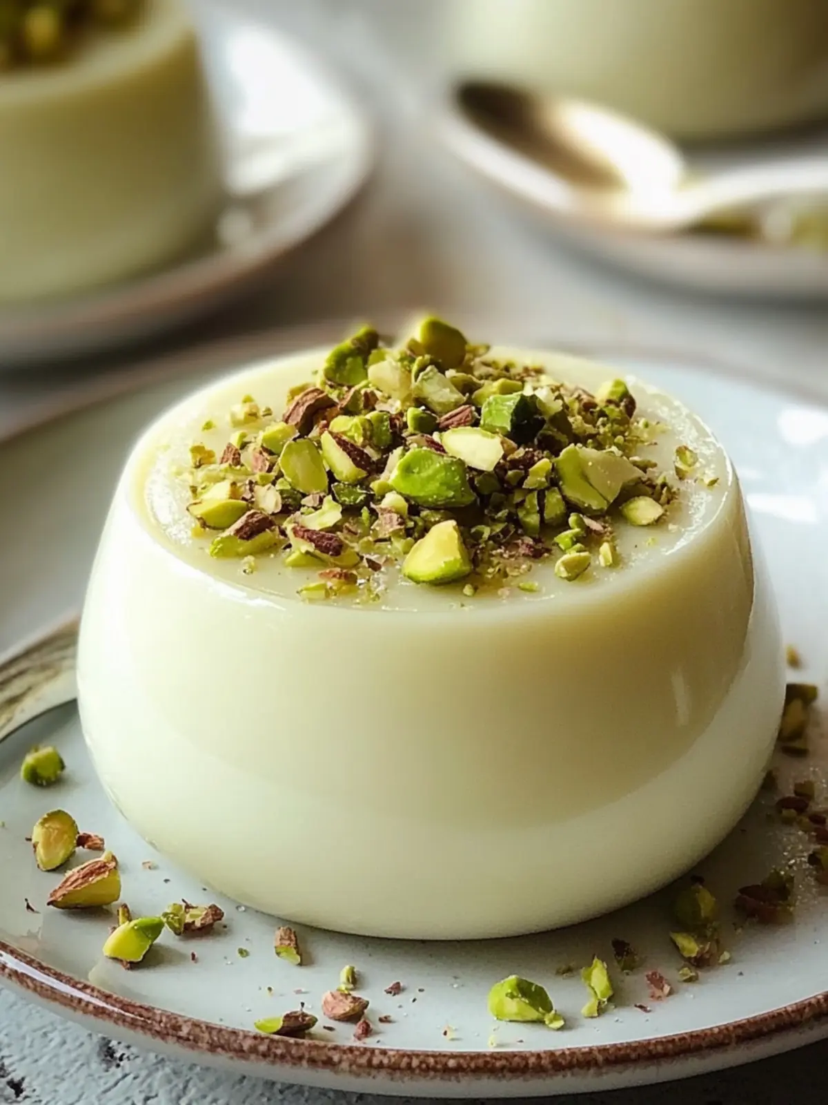 Panna Cotta al Pistacchio