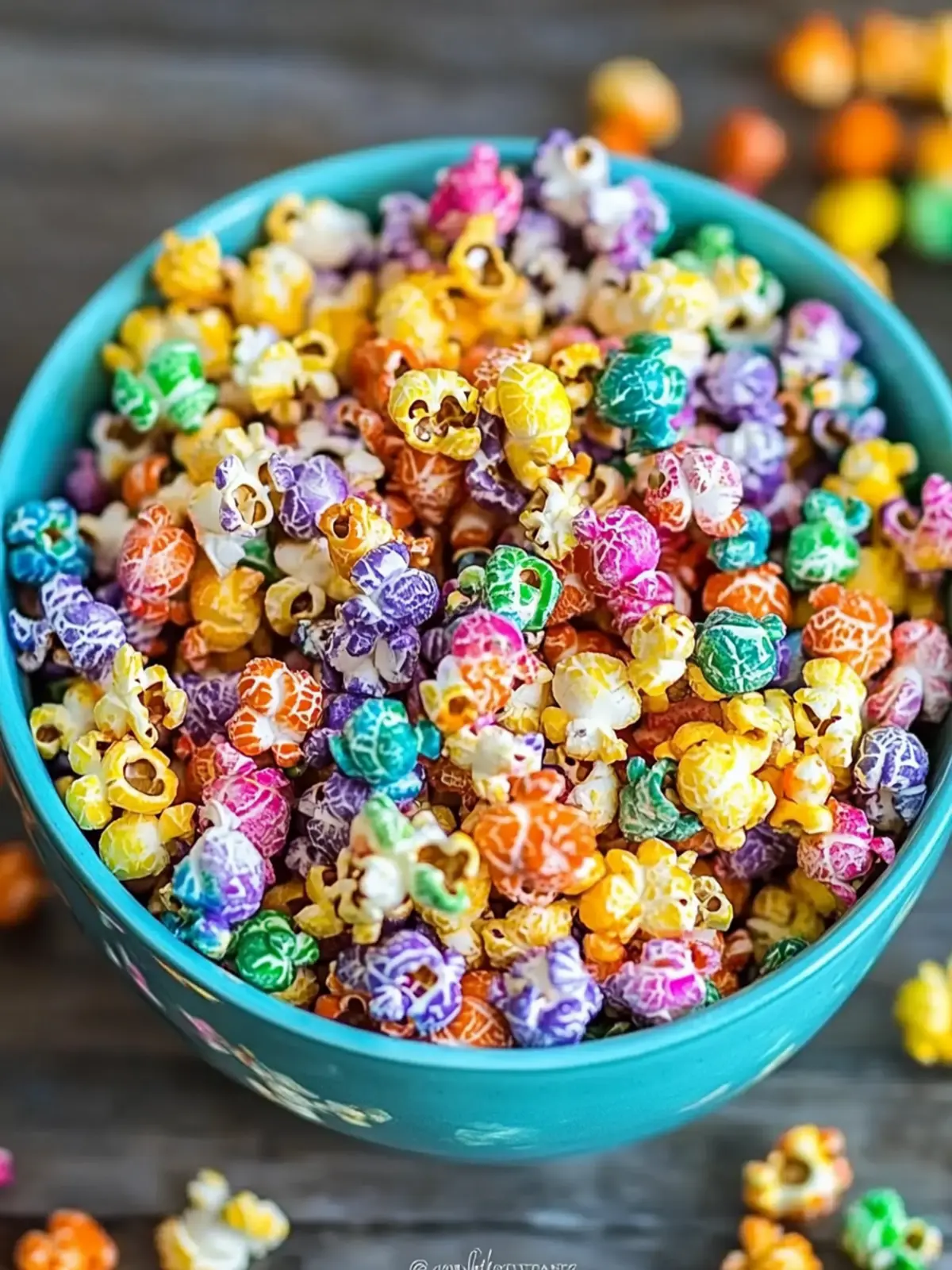 Rainbow Popcorn Recipe