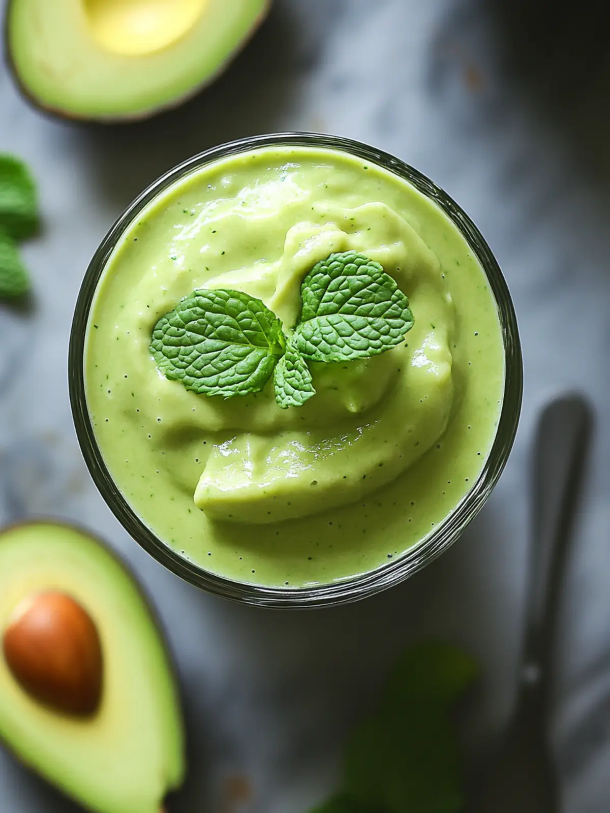 Avocado Mint Smoothie