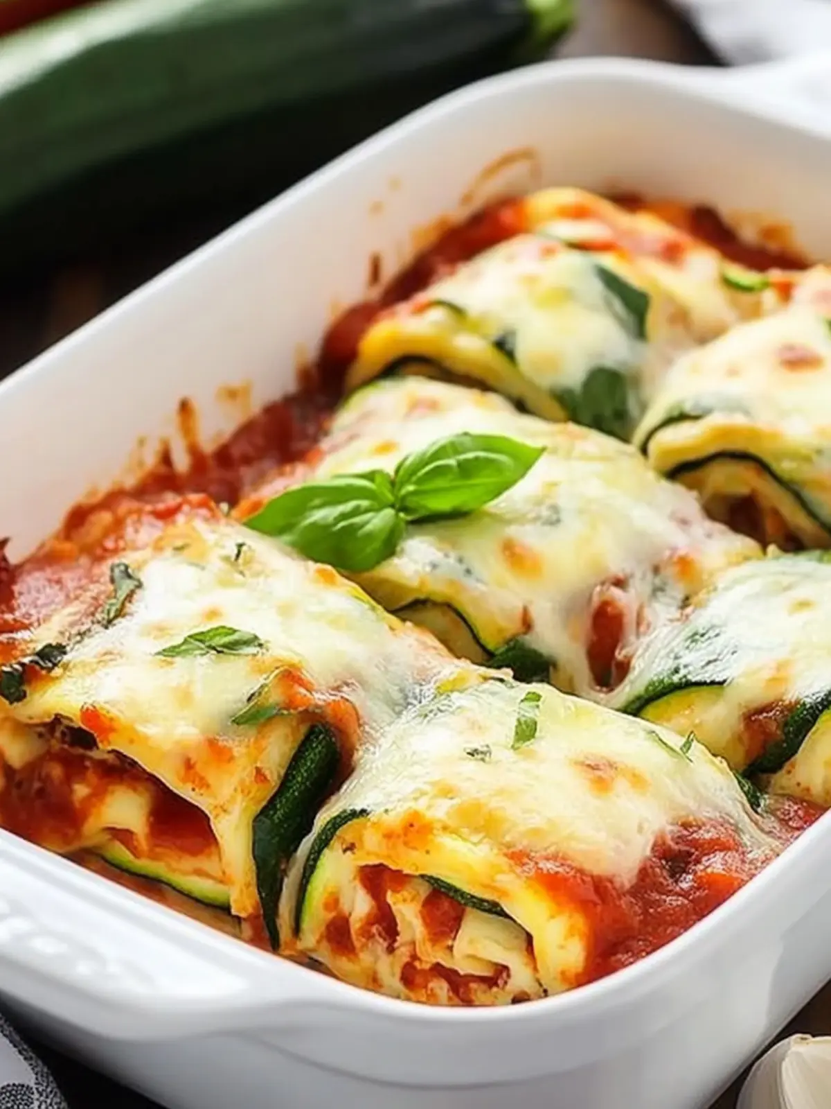 Zucchini Lasagna Rolls