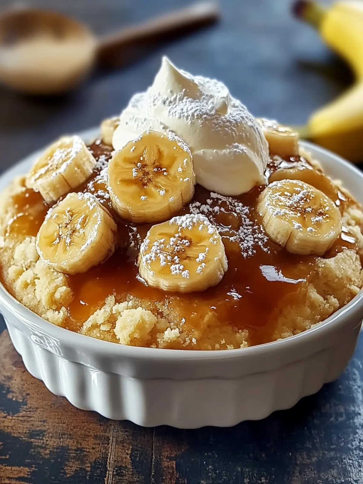 Bananas Foster Cobbler