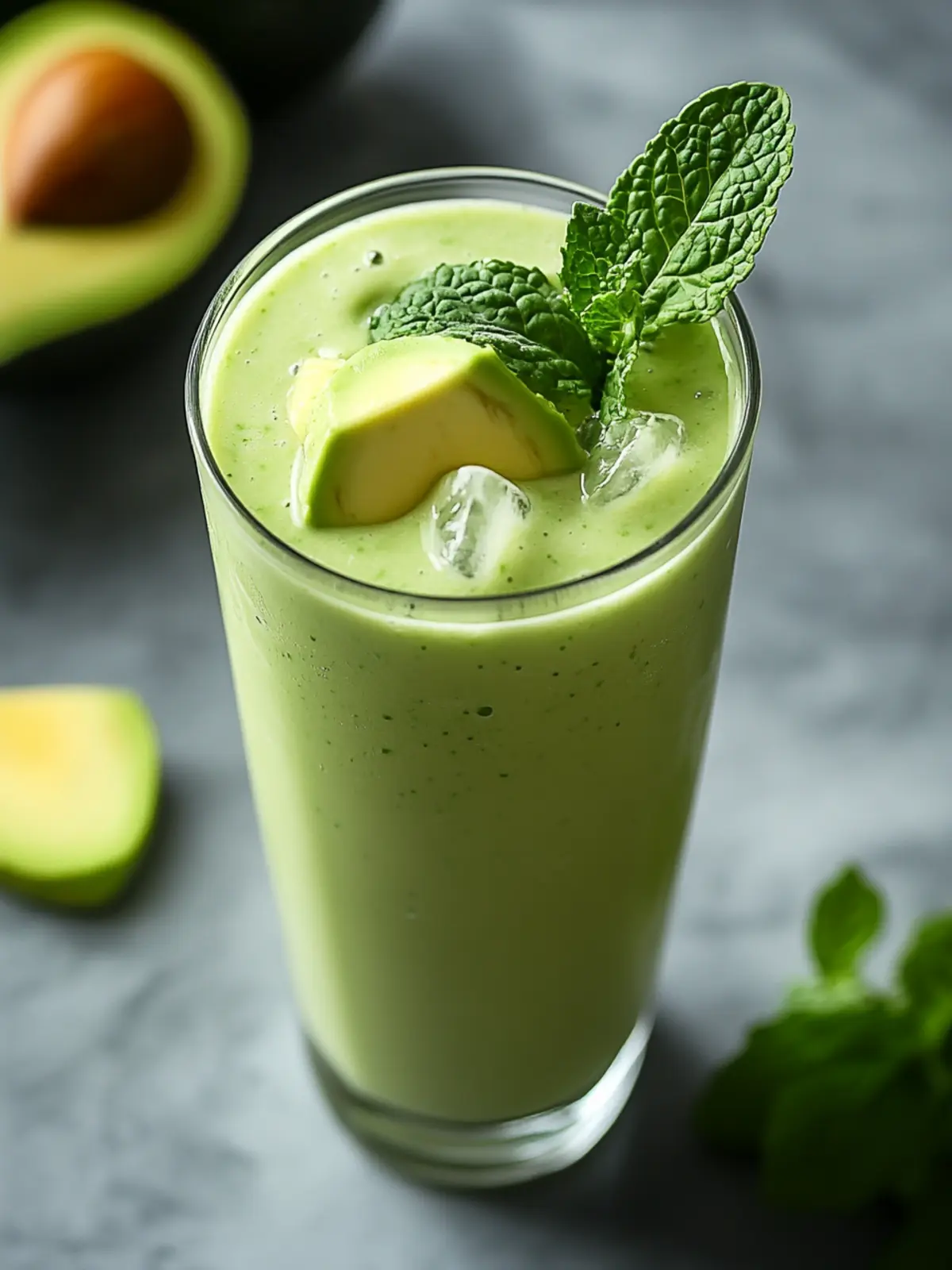 Avocado Mint Smoothie