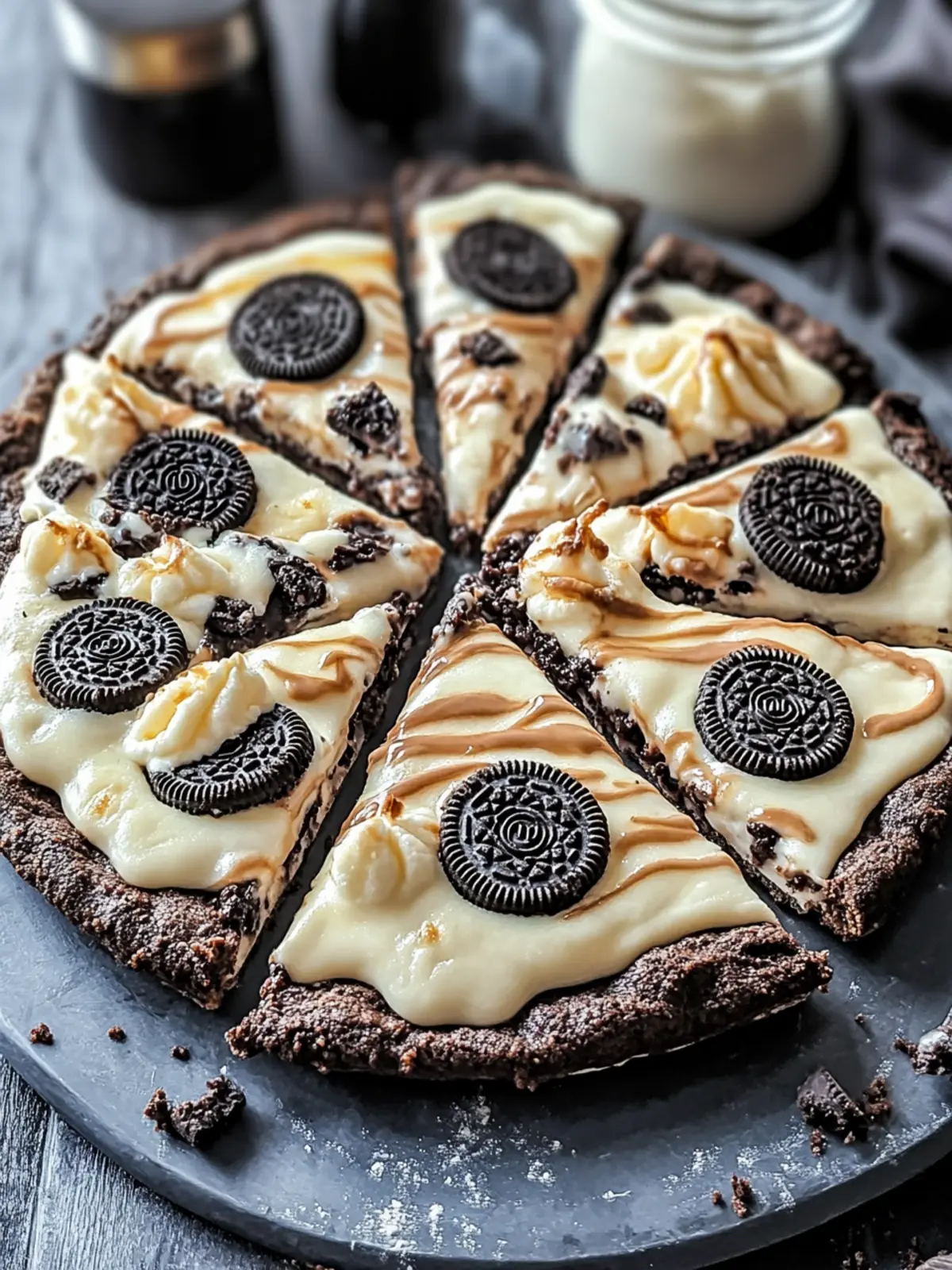 Oreo Fudge Brownie Pizza