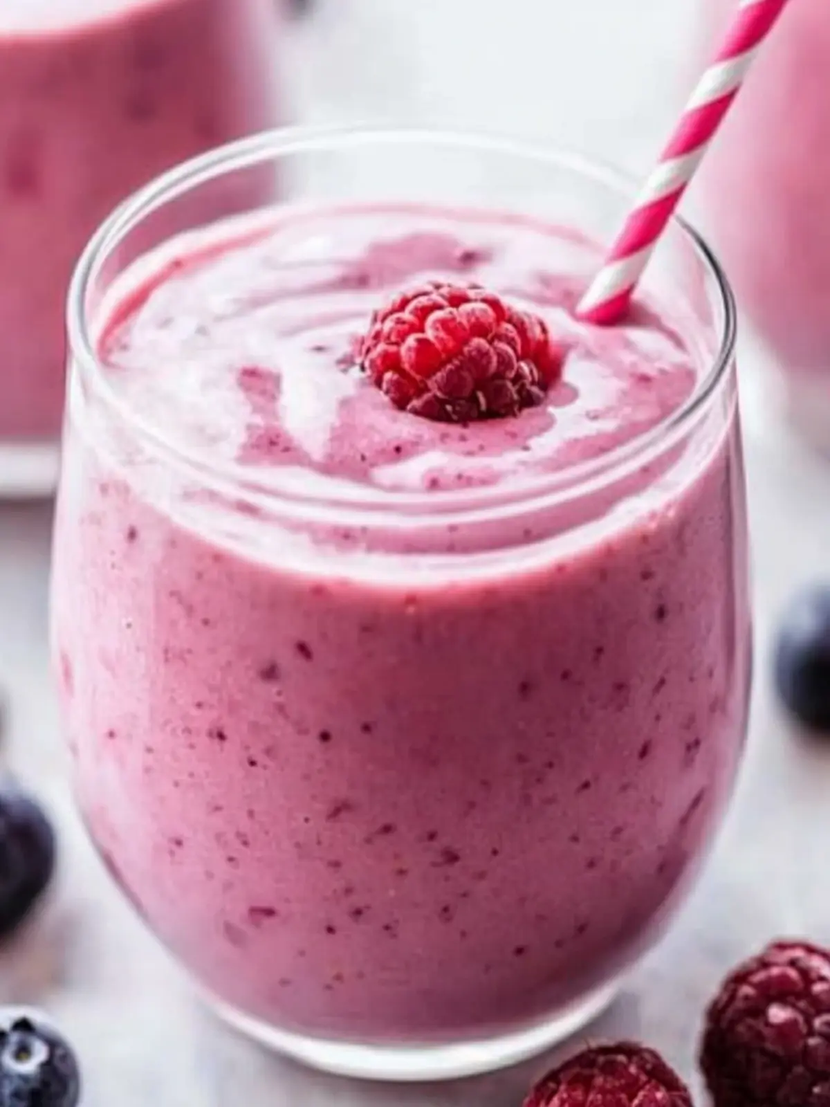 Mixed Berry Oatmeal Smoothie