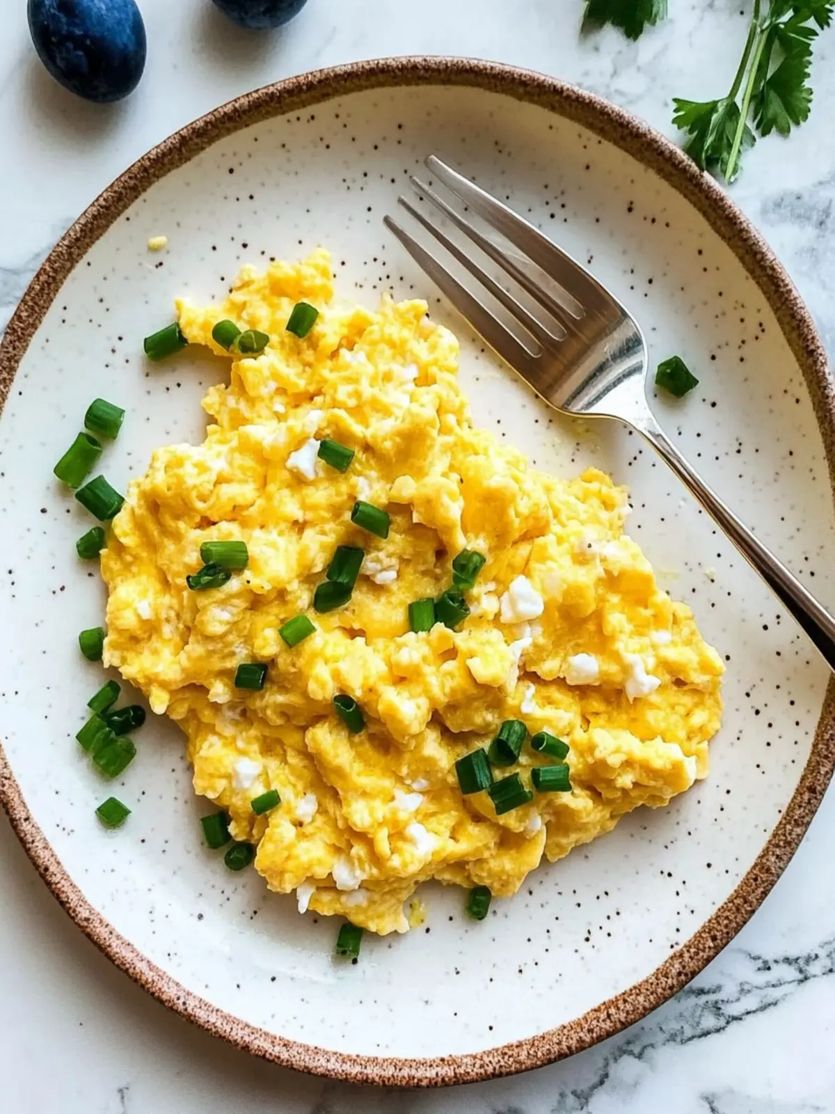 High-Protein Scrambled Eggs with Cottage Cheese