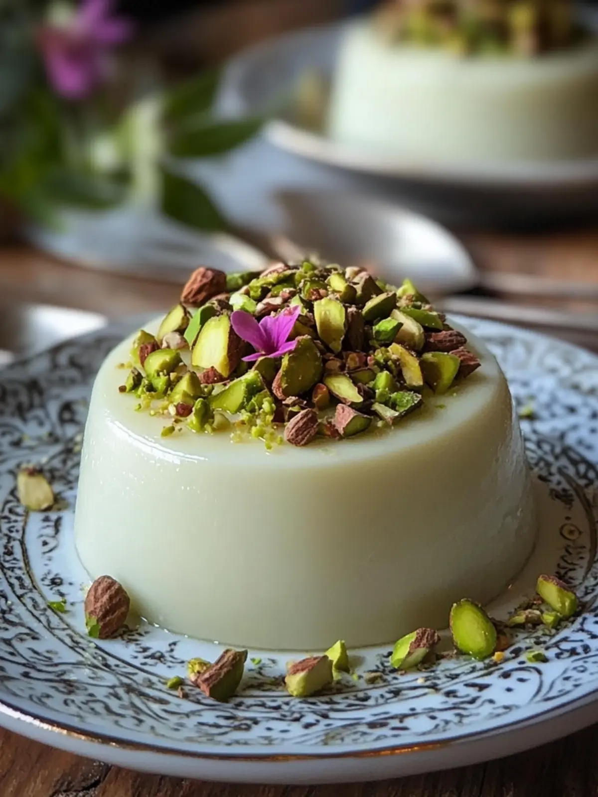 Panna Cotta al Pistacchio