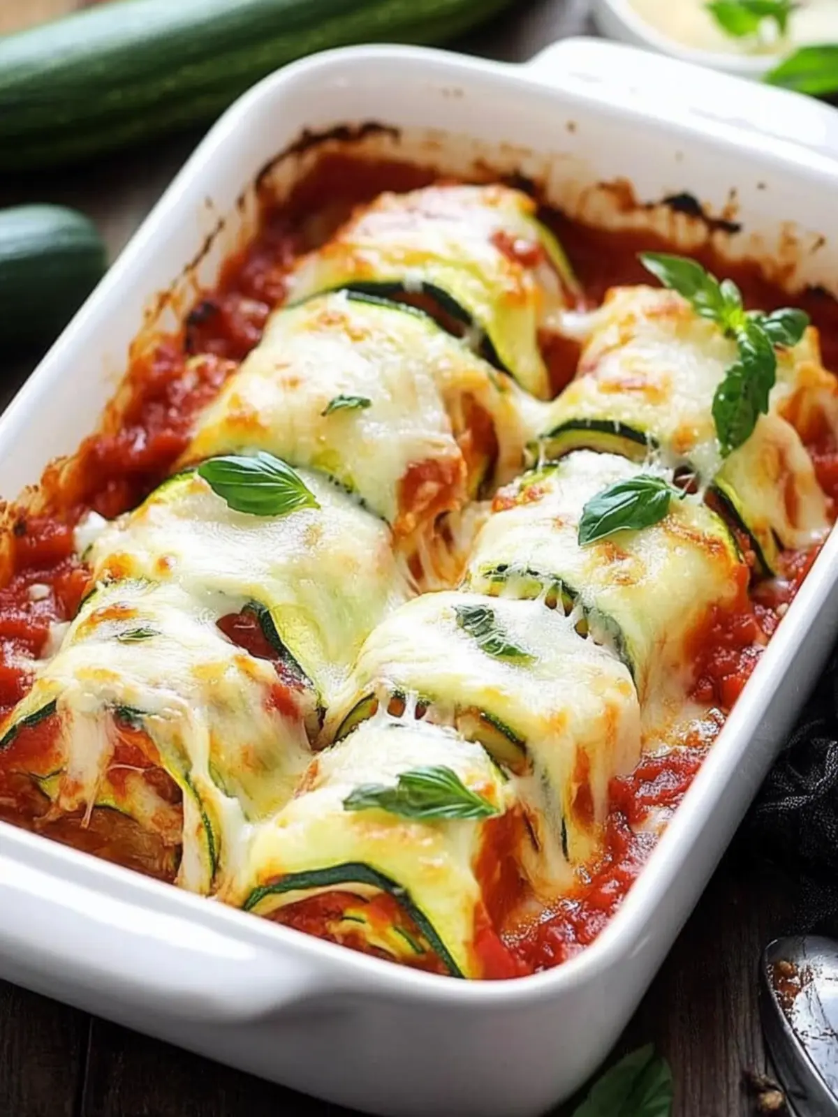 Zucchini Lasagna Rolls