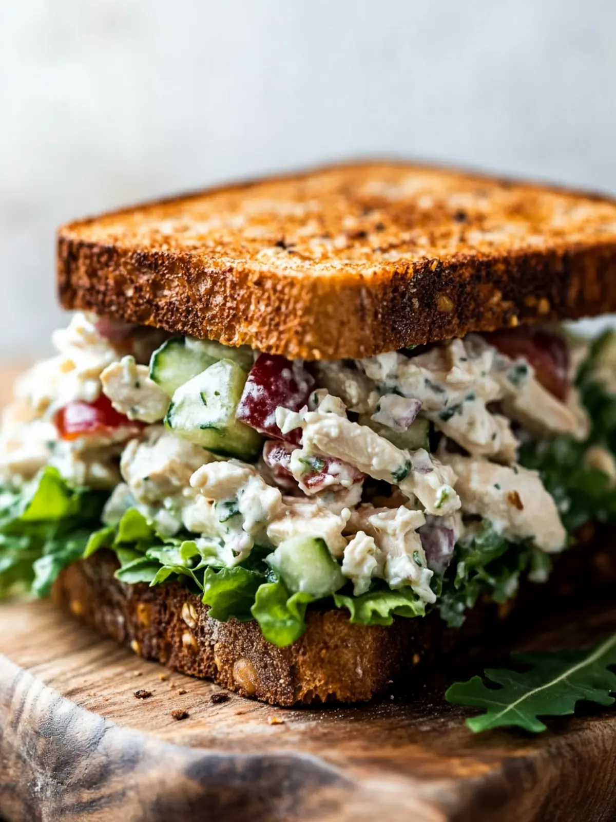 Cottage Cheese Chicken Salad Sandwich