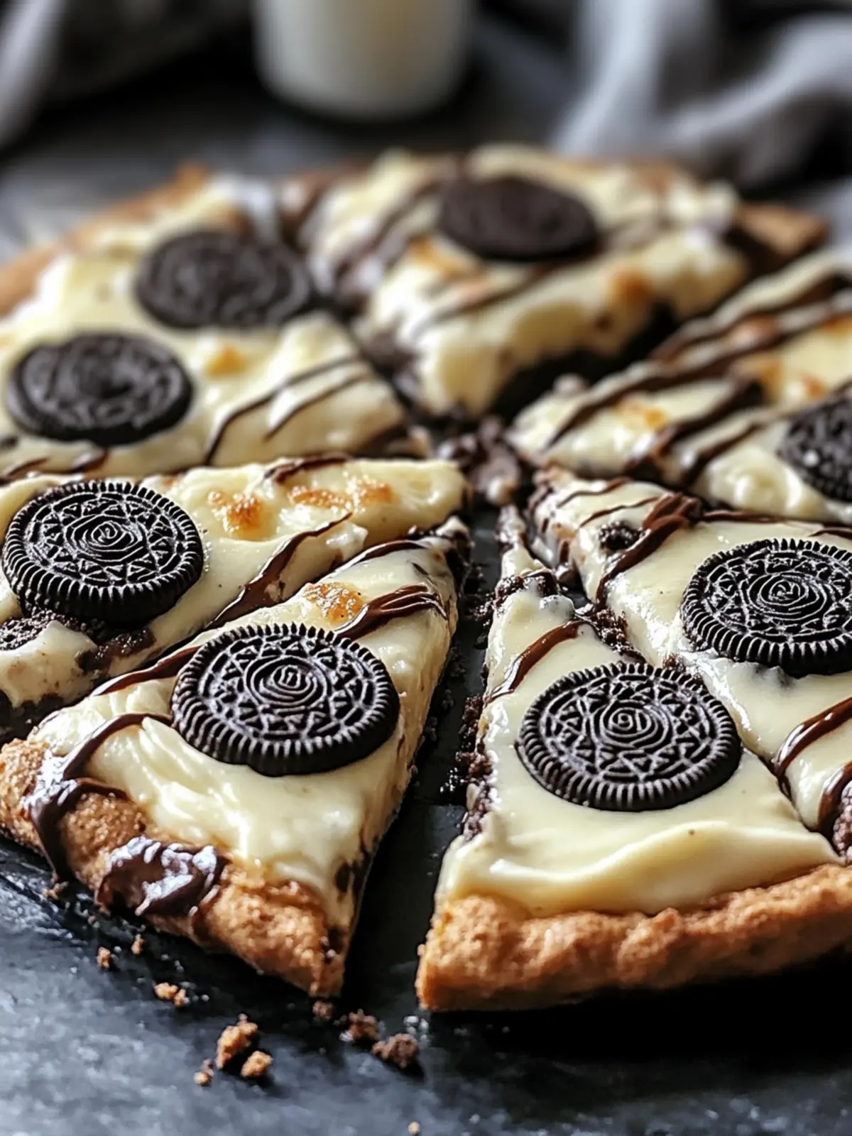Oreo Fudge Brownie Pizza
