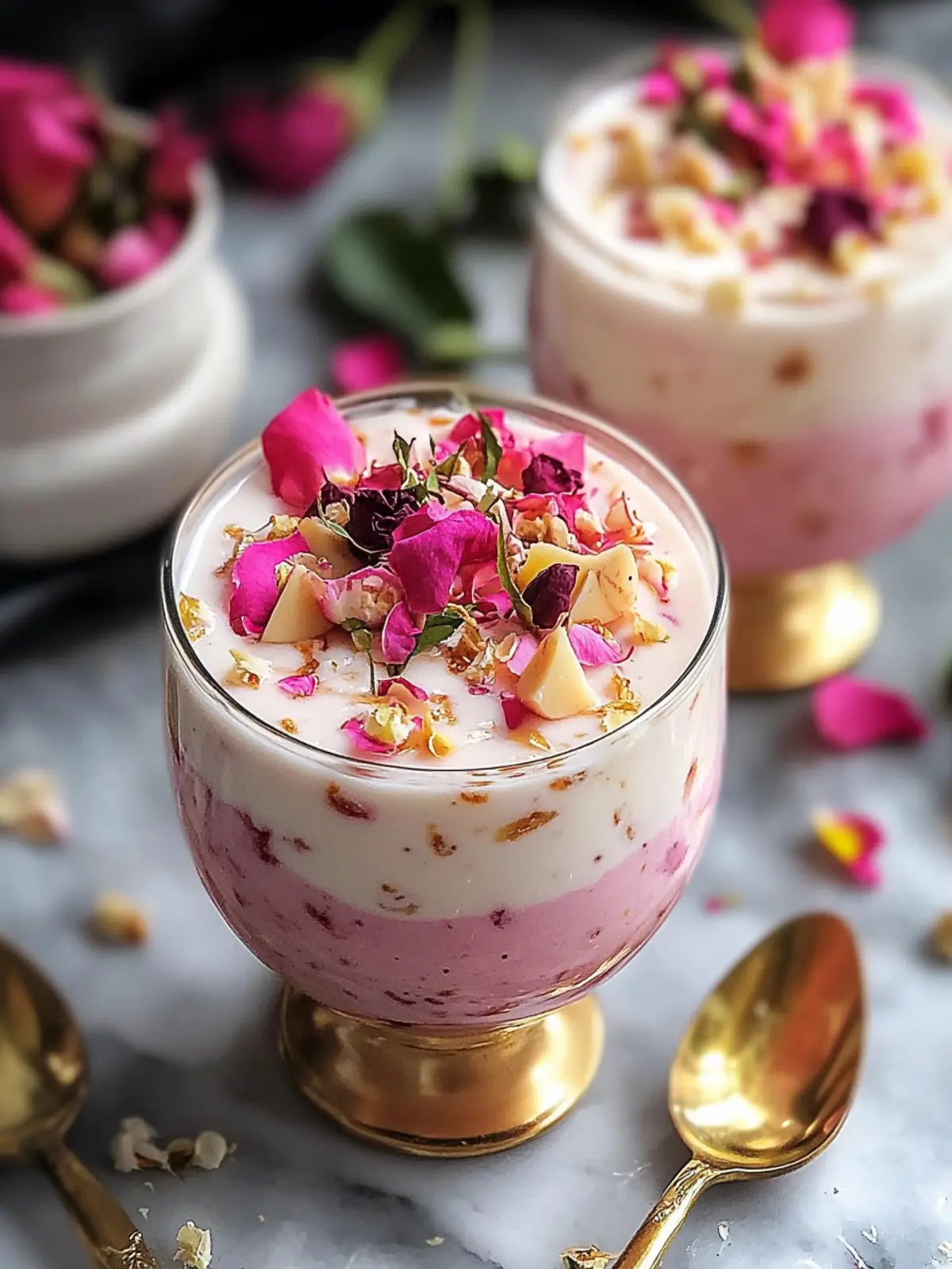 Rose Rasmalai Falooda