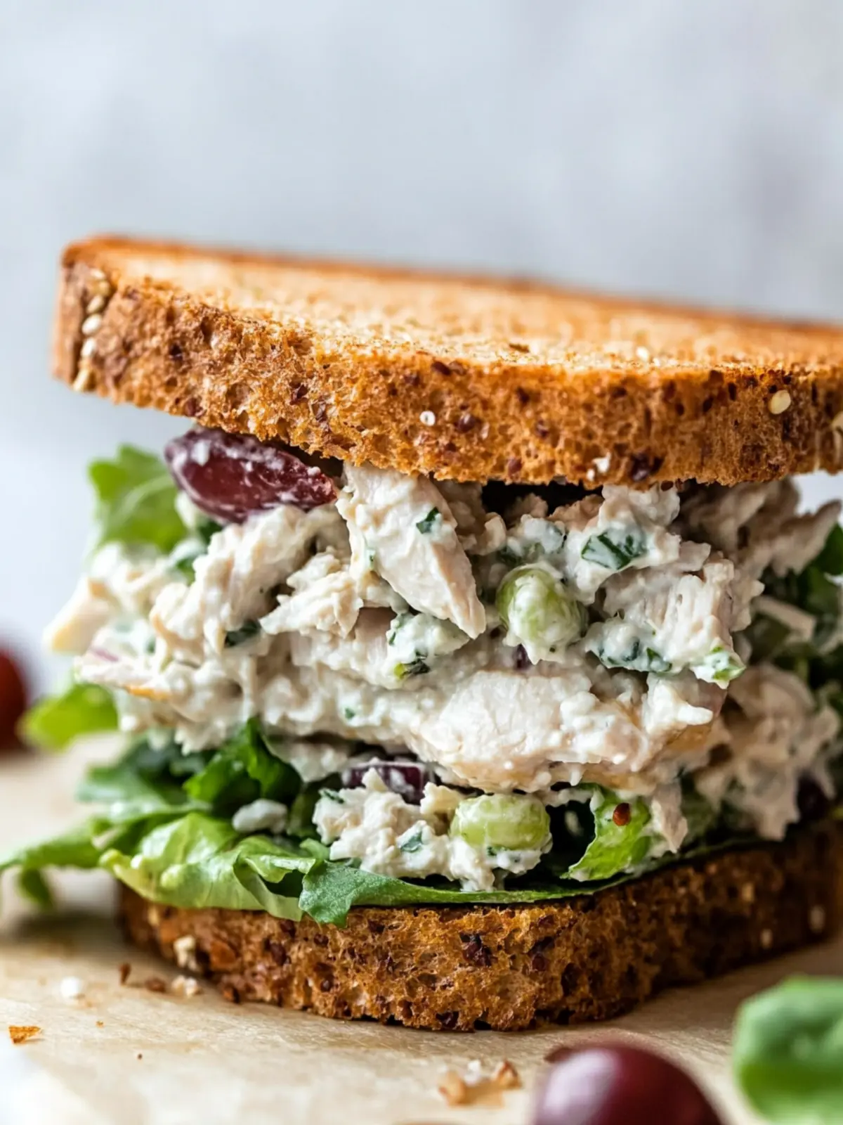 Cottage Cheese Chicken Salad Sandwich