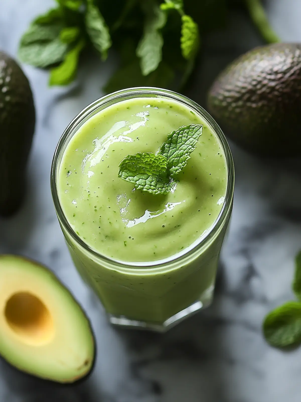 Avocado Mint Smoothie