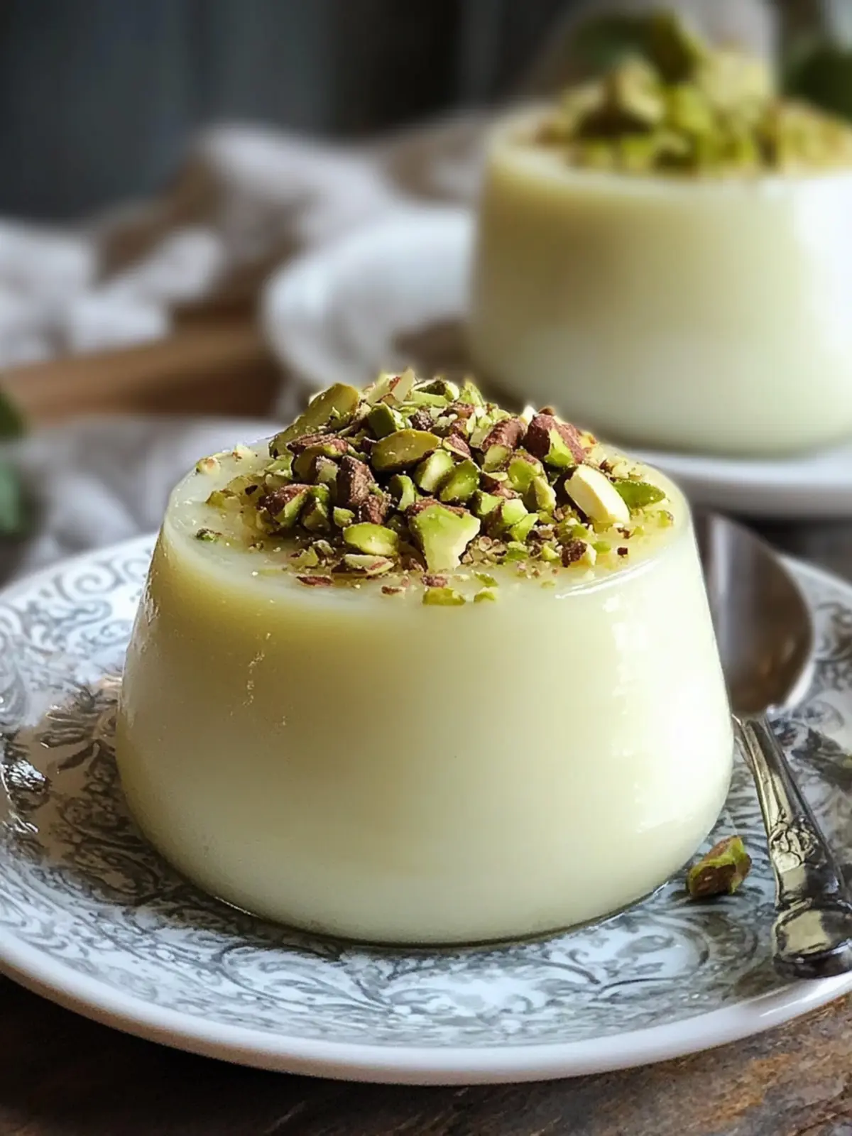 Panna Cotta al Pistacchio