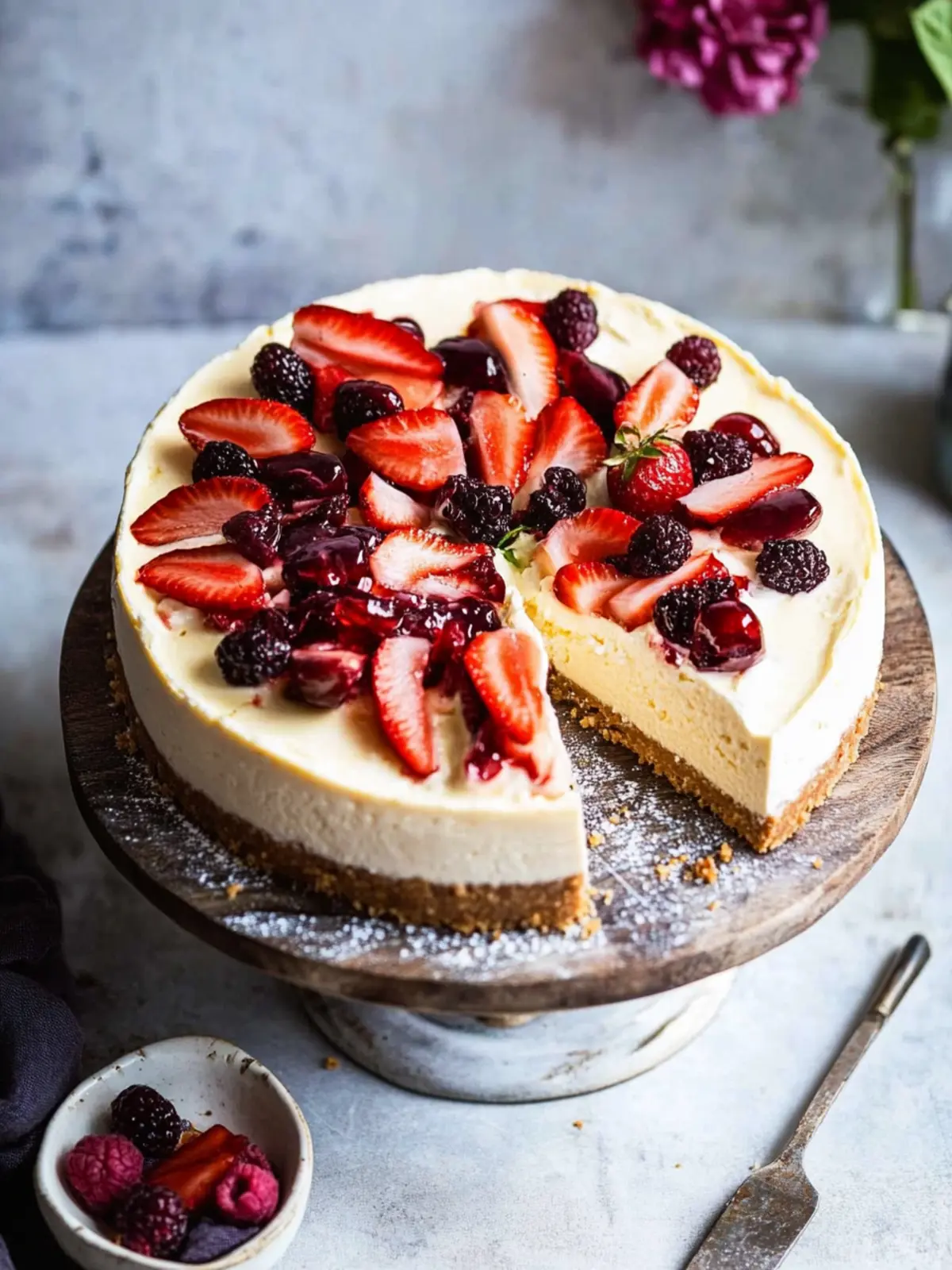 Cottage Cheese Cheesecake