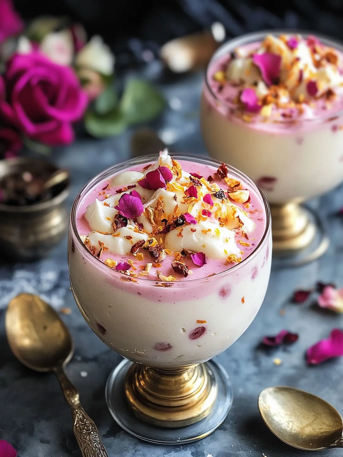 Rose Rasmalai Falooda