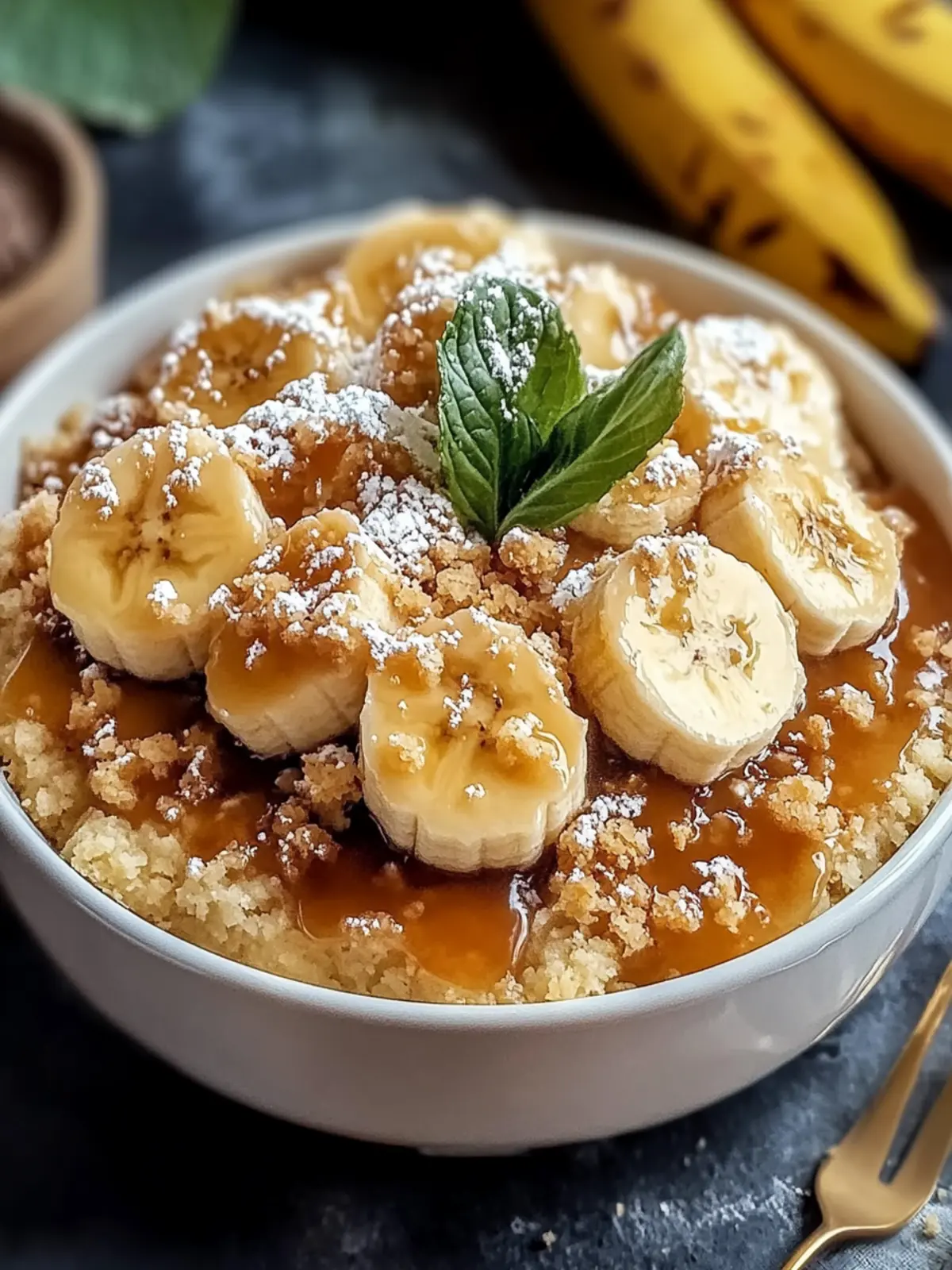 Bananas Foster Cobbler